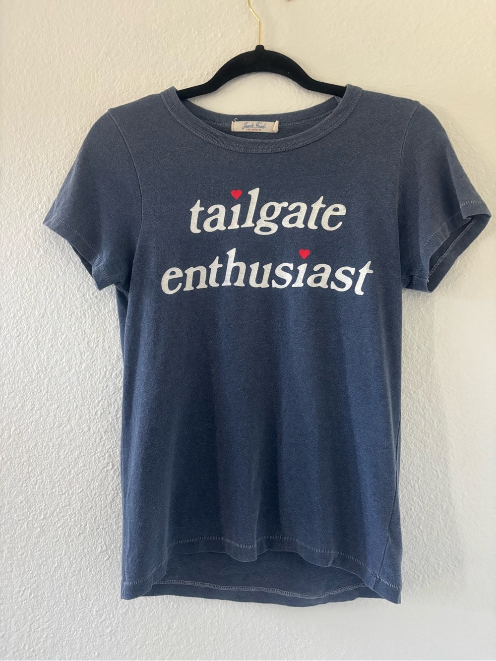 Junk Food clothing ‘Tailgate Enthusiast' Graphic Tee XS